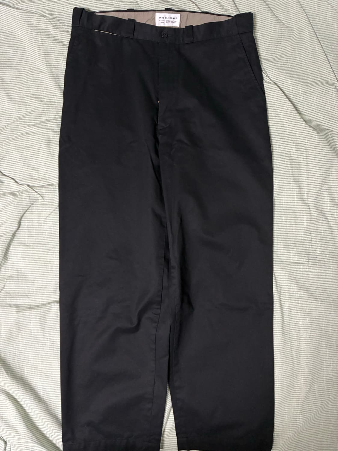 (L)ends and means 워크 치노 팬츠 블랙 상품이미지2