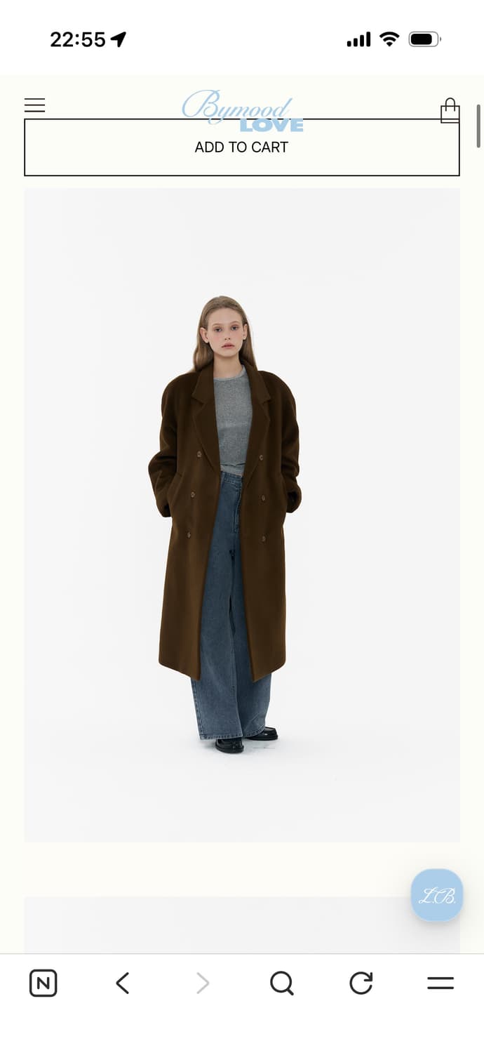 바이무드 carrie coat 캐리 코트 브라운 상품이미지2