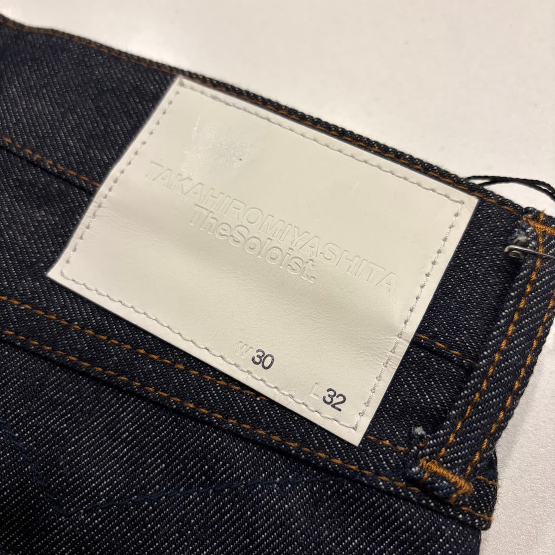 [30x32] 솔로이스트 스타 웨스턴 자수 생지 데님 팬츠 D780 상품이미지5