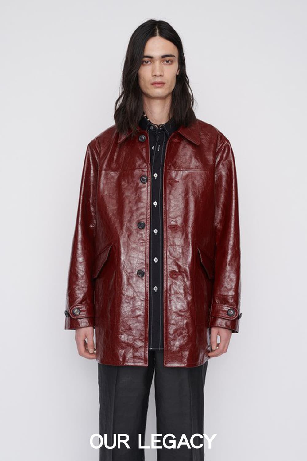 아워레가시 부타 레더 코트 상품이미지1