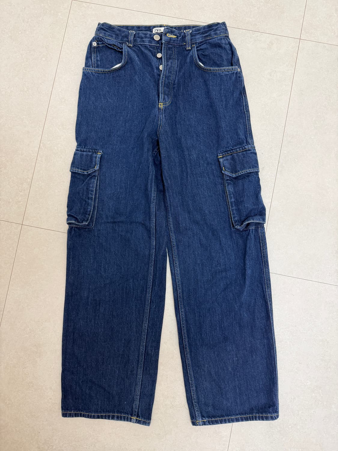 자라 진청 카고팬츠 상품이미지1