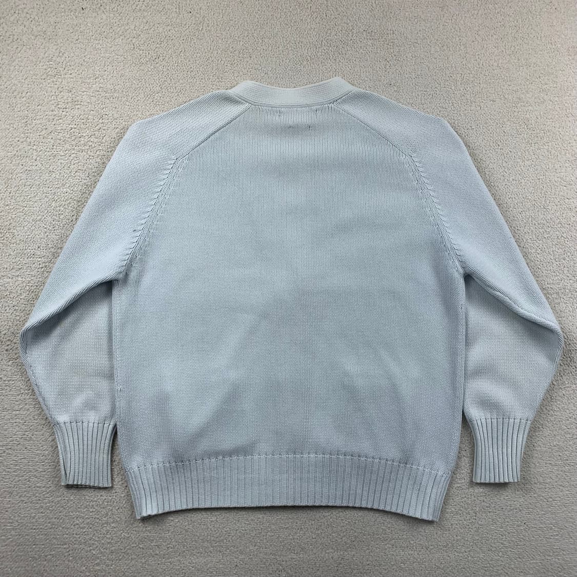 90s 폴로 랄프로렌 포니로고 코튼 니트 가디건 스카이블루 상품이미지2