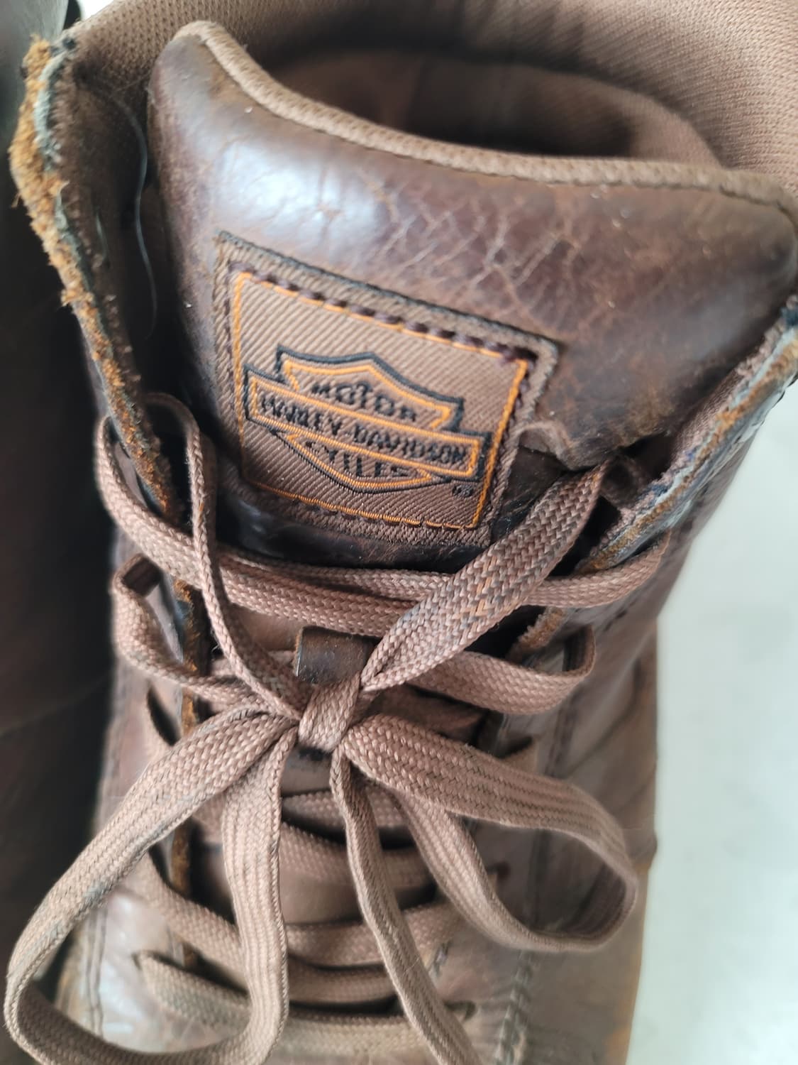 할리데이비슨 가죽 바이크 스니커즈(워커) 275사이즈 

 상품이미지4