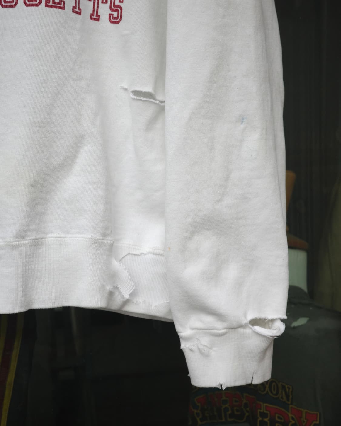 90s Champion 디스트레스드 맨체스터 유니버시티 스웻 상품이미지5