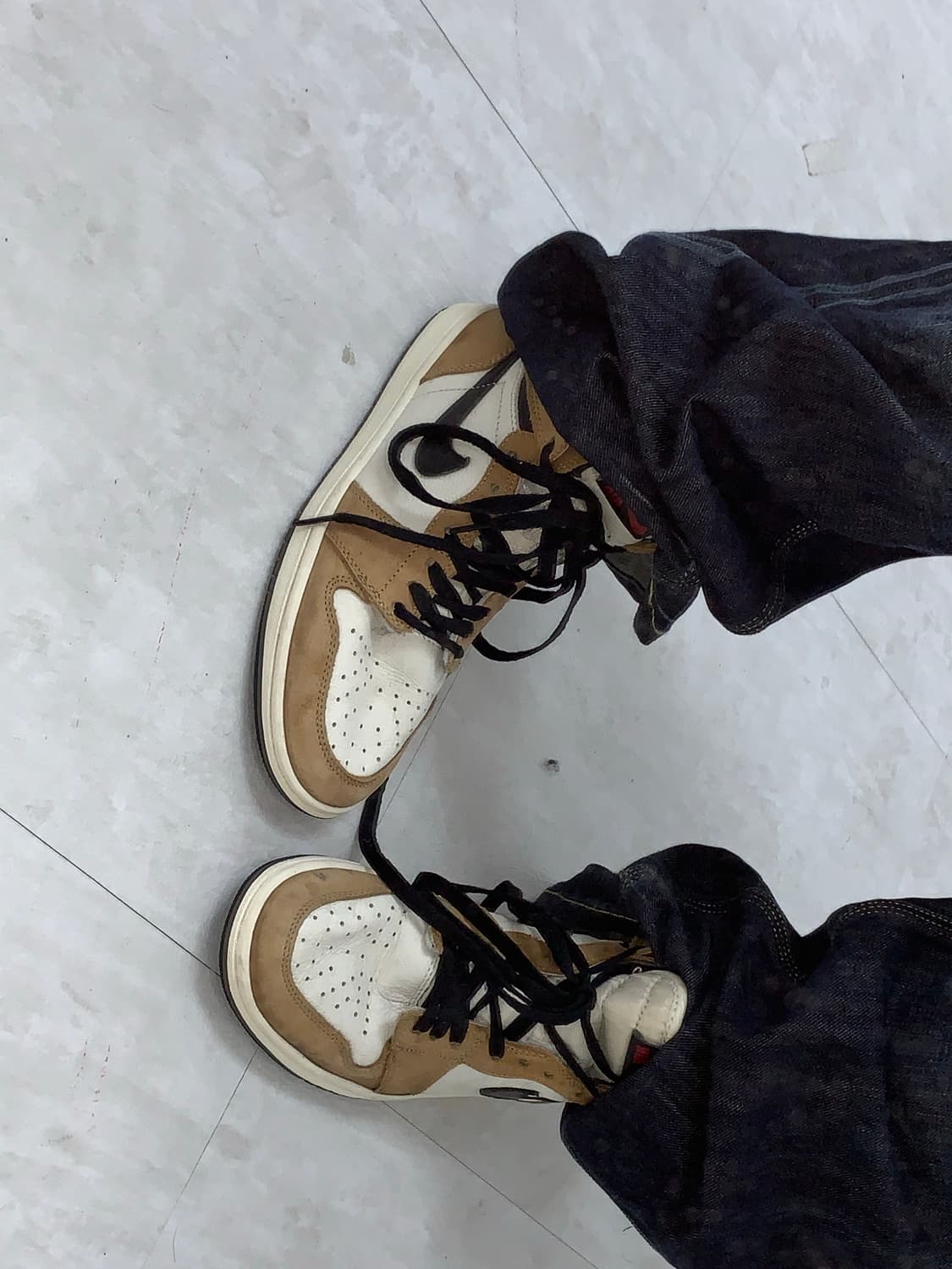 나이키 에어 조던 모카브라운 스웨이드재질 상품이미지1