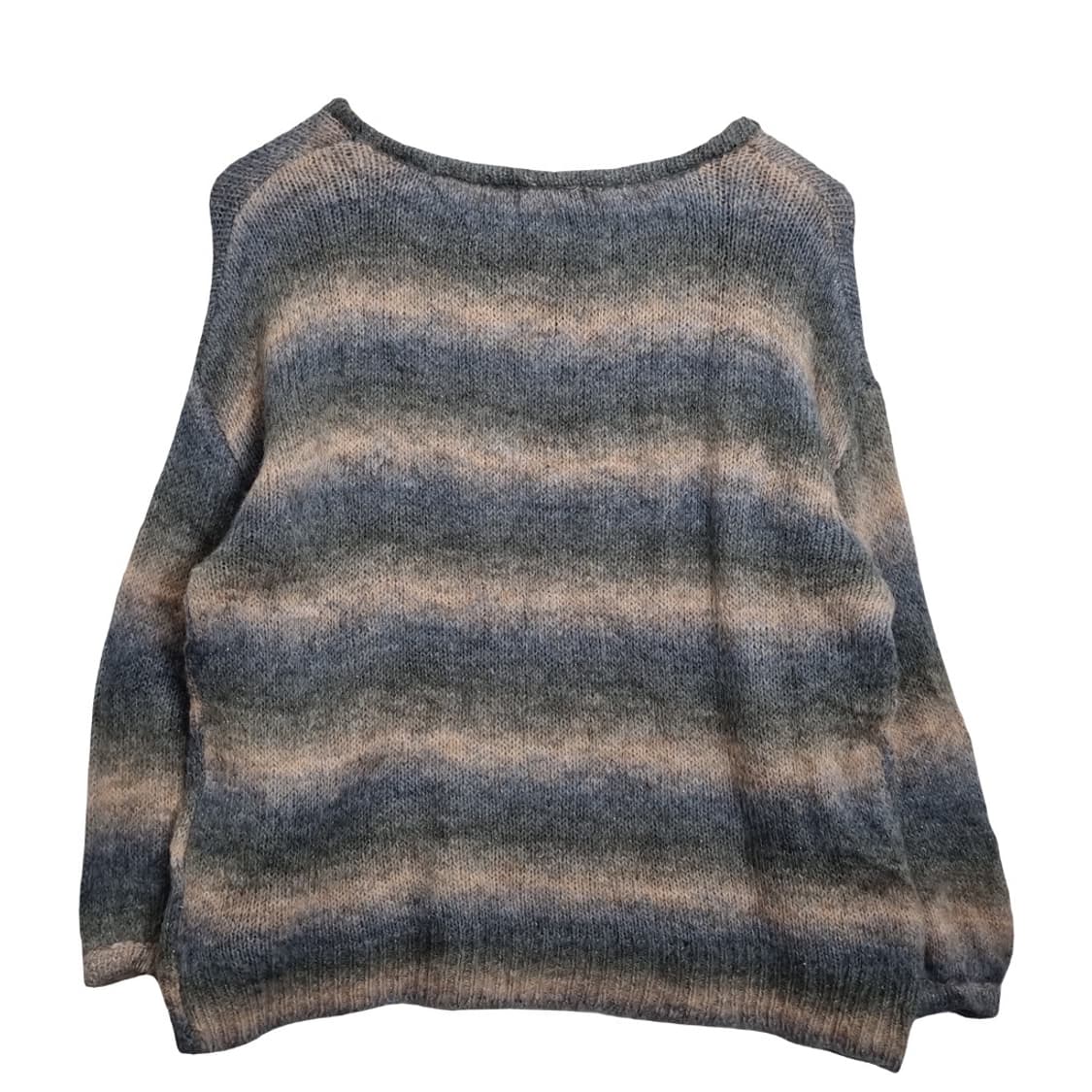 어스뮤직앤에코로지 블루 그라데이션 니트 상품이미지2