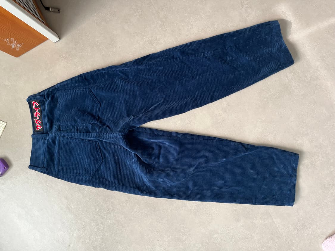 HYEIN SEO 혜인서 코듀로이 와이드 팬츠 네이비 상품이미지4