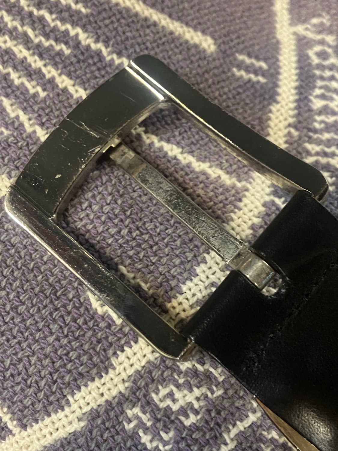 캘빈클라인 진 남성 캐주얼 핀 버클 리버시블 벨트 블랙  #csz2020 상품이미지3