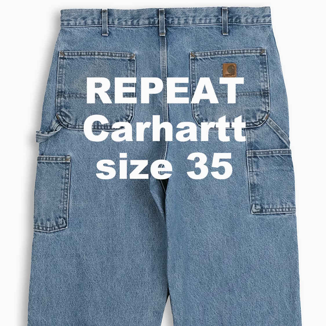 빈티지 칼하트 카펜터 청바지 와이드핏 35 인치 CH2373601 상품이미지1