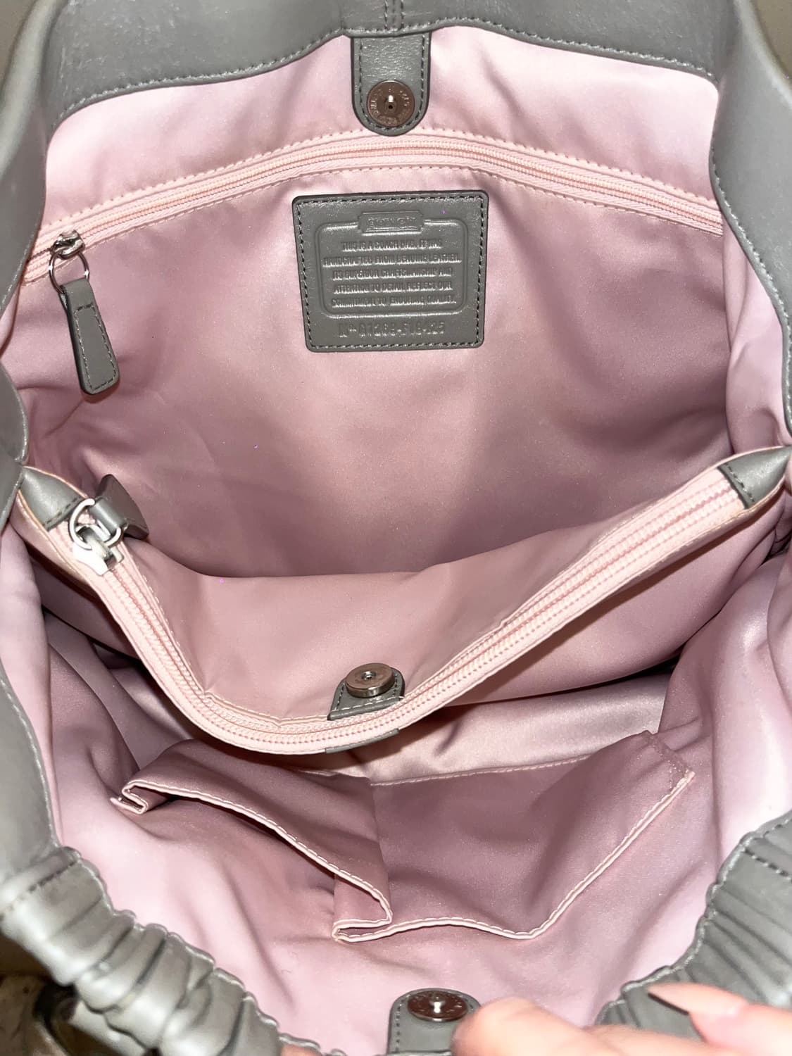 📦90ss Coach Gray shoulder bag 상품이미지8