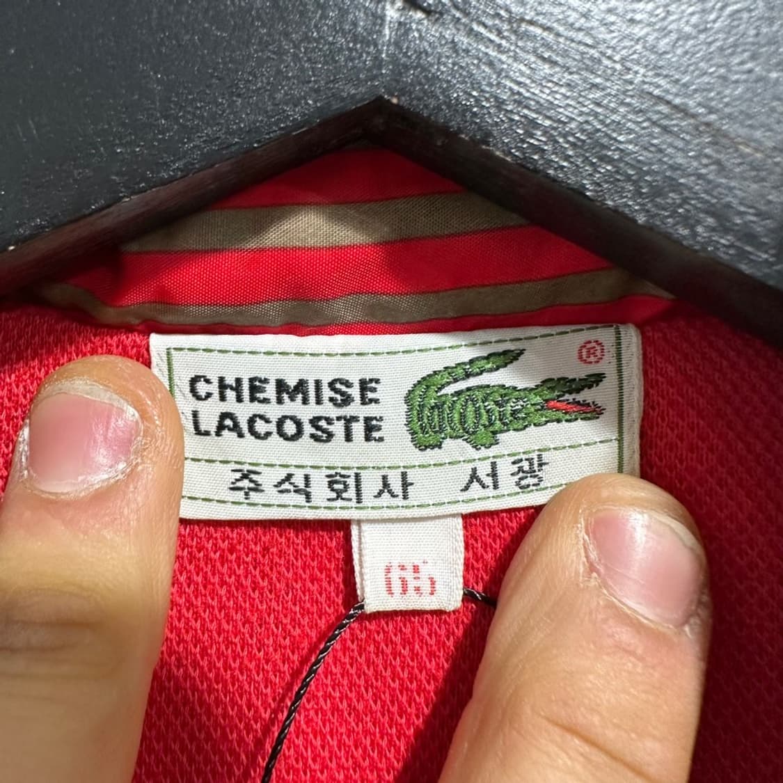 라코스테 스트라이프 워크 스윙자켓 상품이미지5