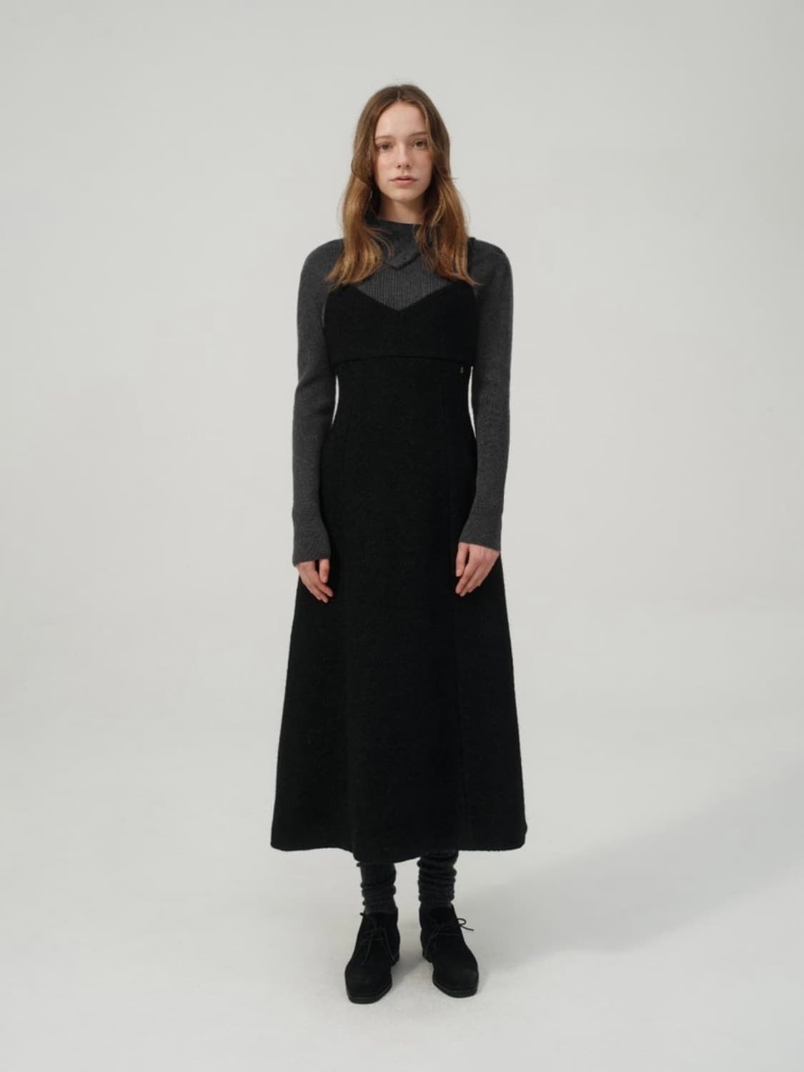 더바넷 wooly dress _black (미칙용, 새제품) 상품이미지1