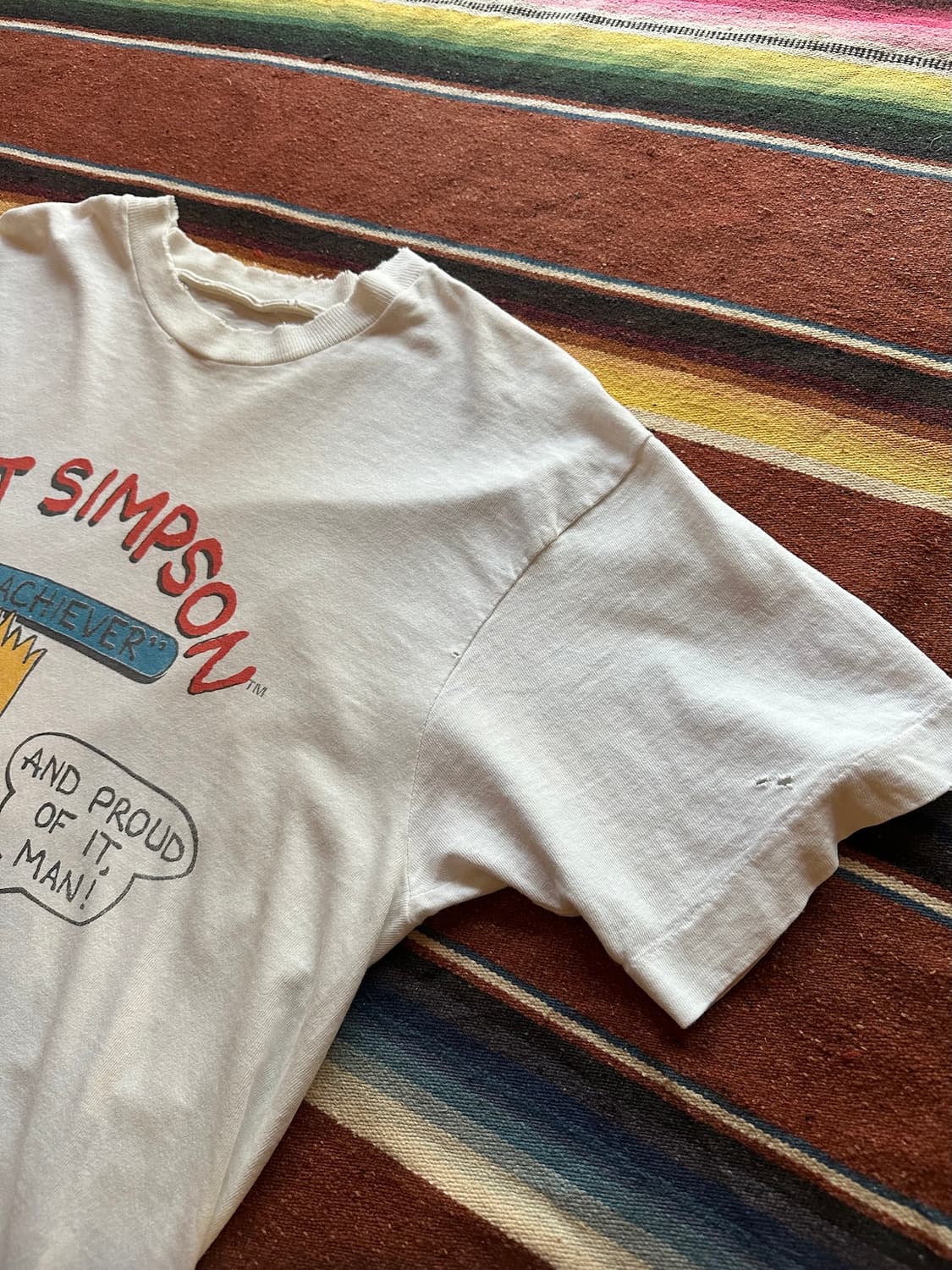 90s USA 빈티지 심슨 반팔 티셔츠 상품이미지6