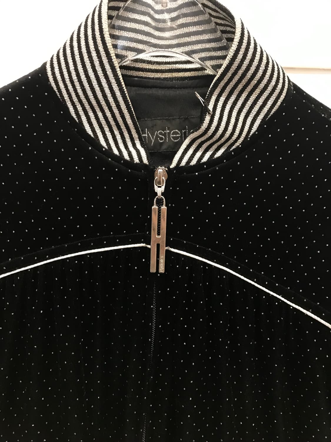 Hysteric Glamour Dot Velvet Track Jacket 상품이미지4