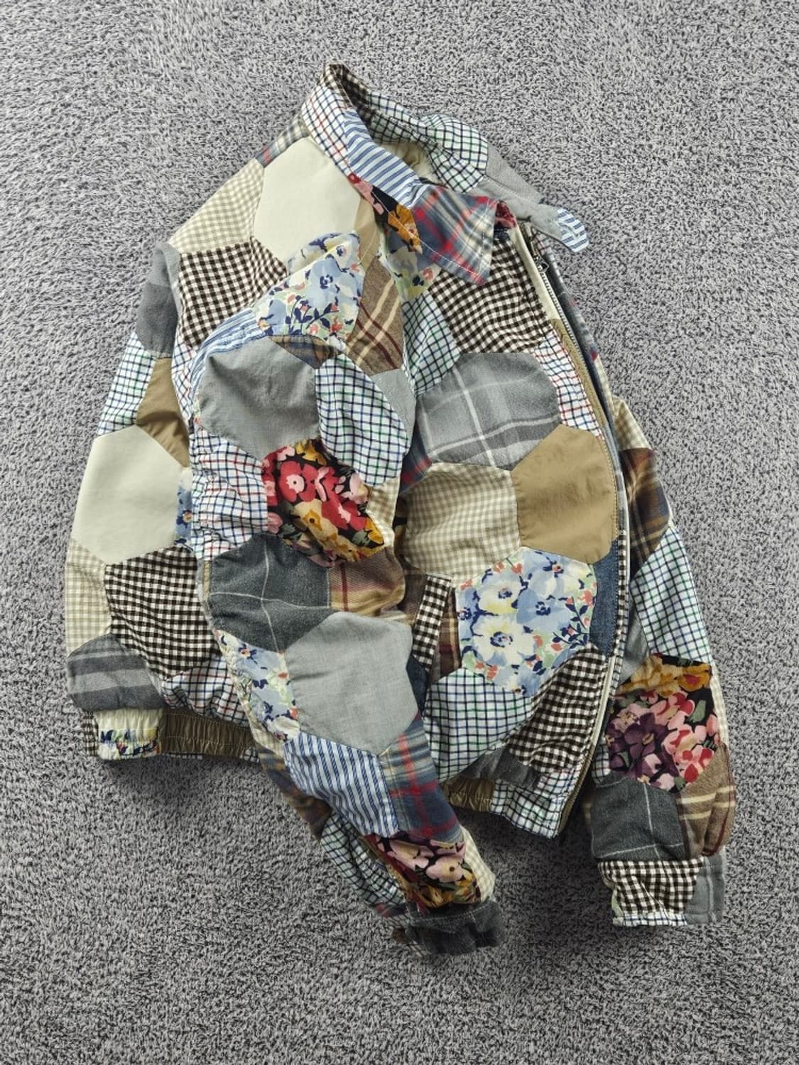 폴로랄프로렌 멀티컬러 패치워크 블루종 자켓 ( S ) / 11254 상품이미지4