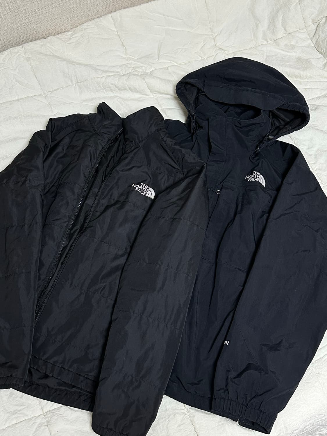 노스페이스 하이벤트 경량패딩 바람막이 내피 파카 미디움 상품이미지3