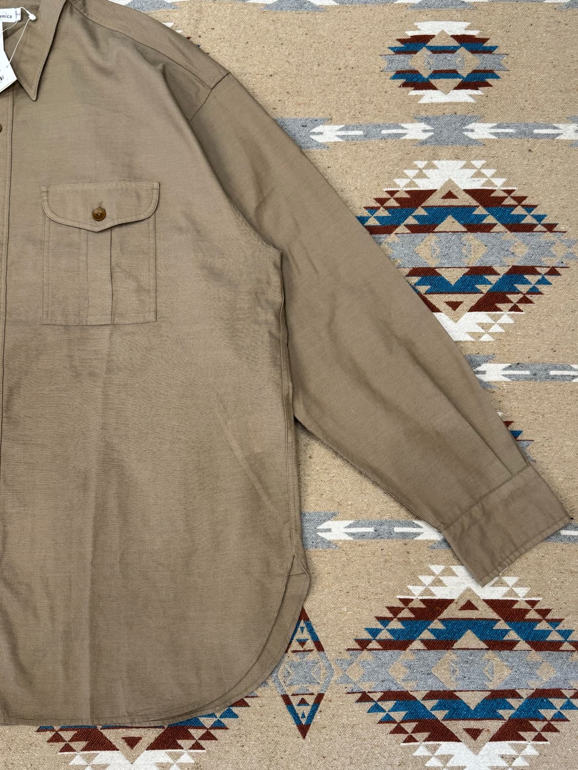 [L] 나나미카 유틸리티 파나마 셔츠 베이지 상품이미지4