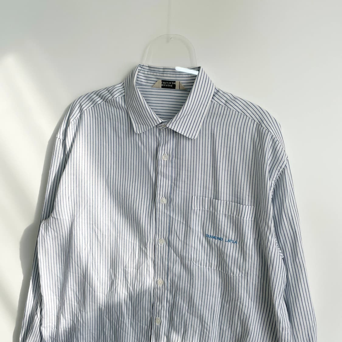 B1 다이아몬드레이라 스트라이프 셔츠 100사이즈 상품이미지2