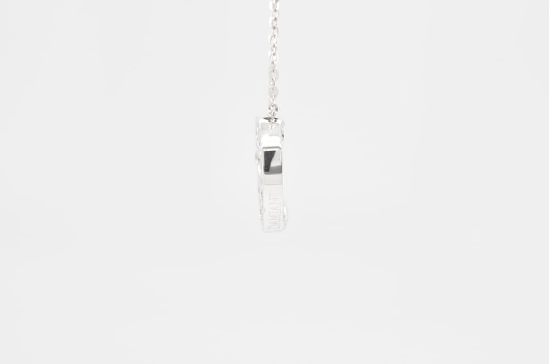 다미아니 벨에포크 하트 풀파베 천연 다이아몬드 18K 화이트골드 펜던트 상품이미지3