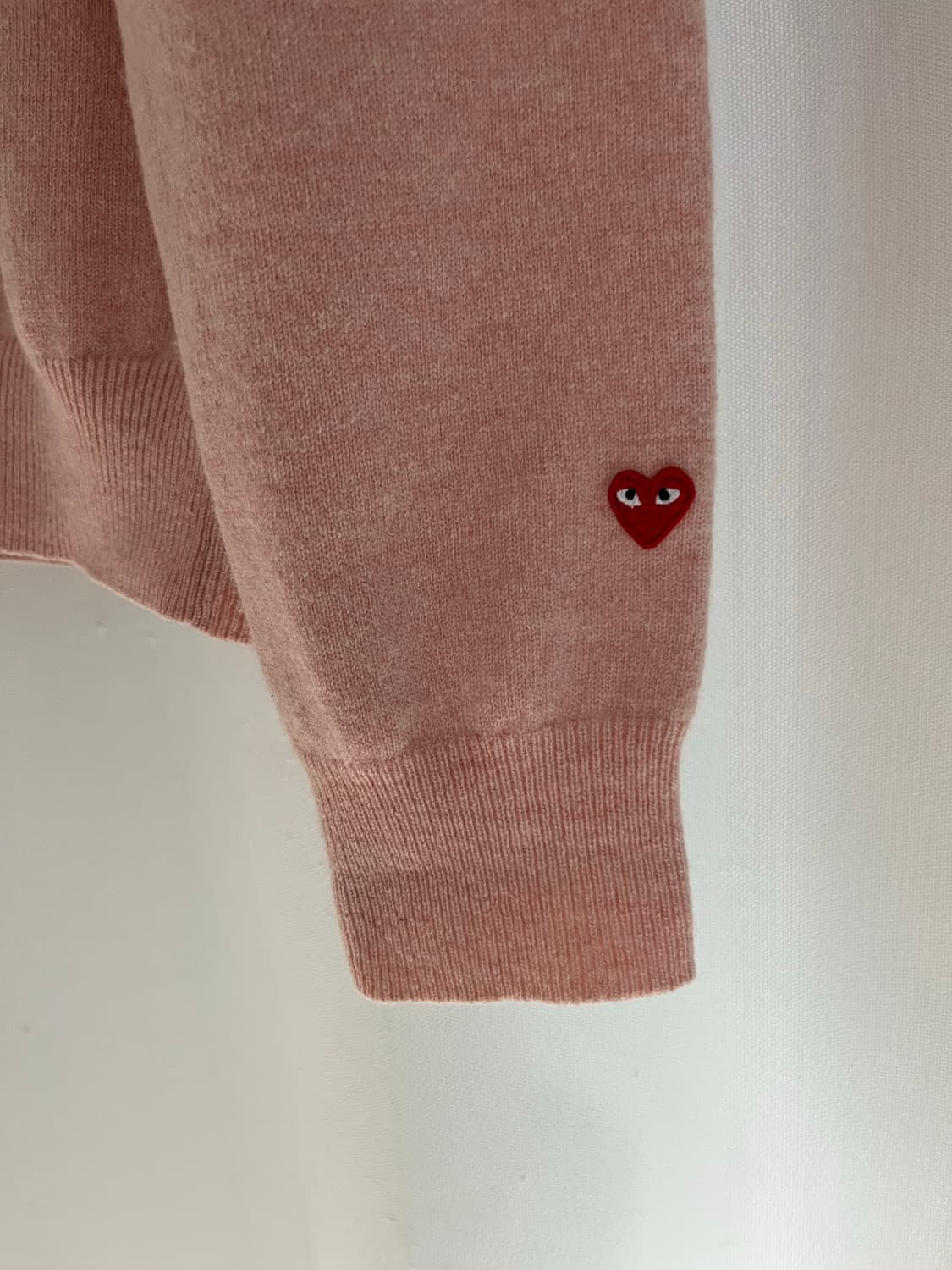 꼼데가르송 핑크 라운드 가디건 공용 상품이미지6