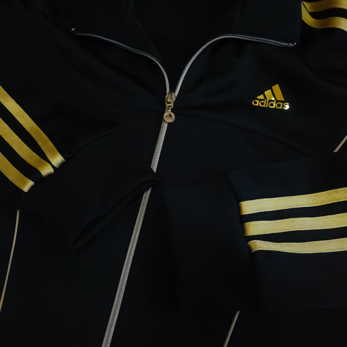 아디다스 금장 트랙탑져지블랙 여성 95M 저지 상품이미지8