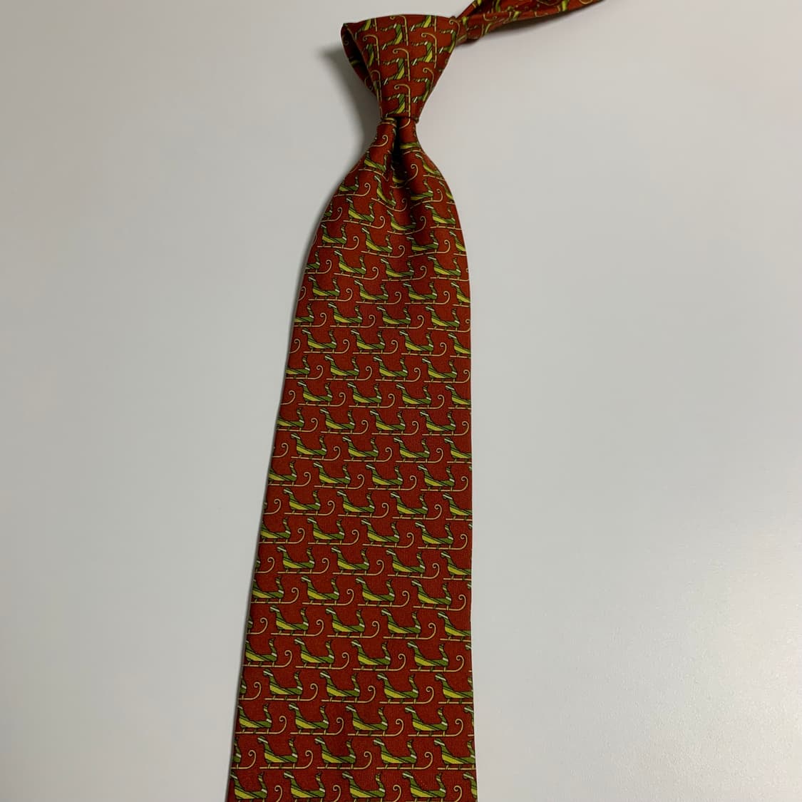 살바토레 페레가모 이태리 100실크 클래식넥타이 명품 A+등급 상품이미지8