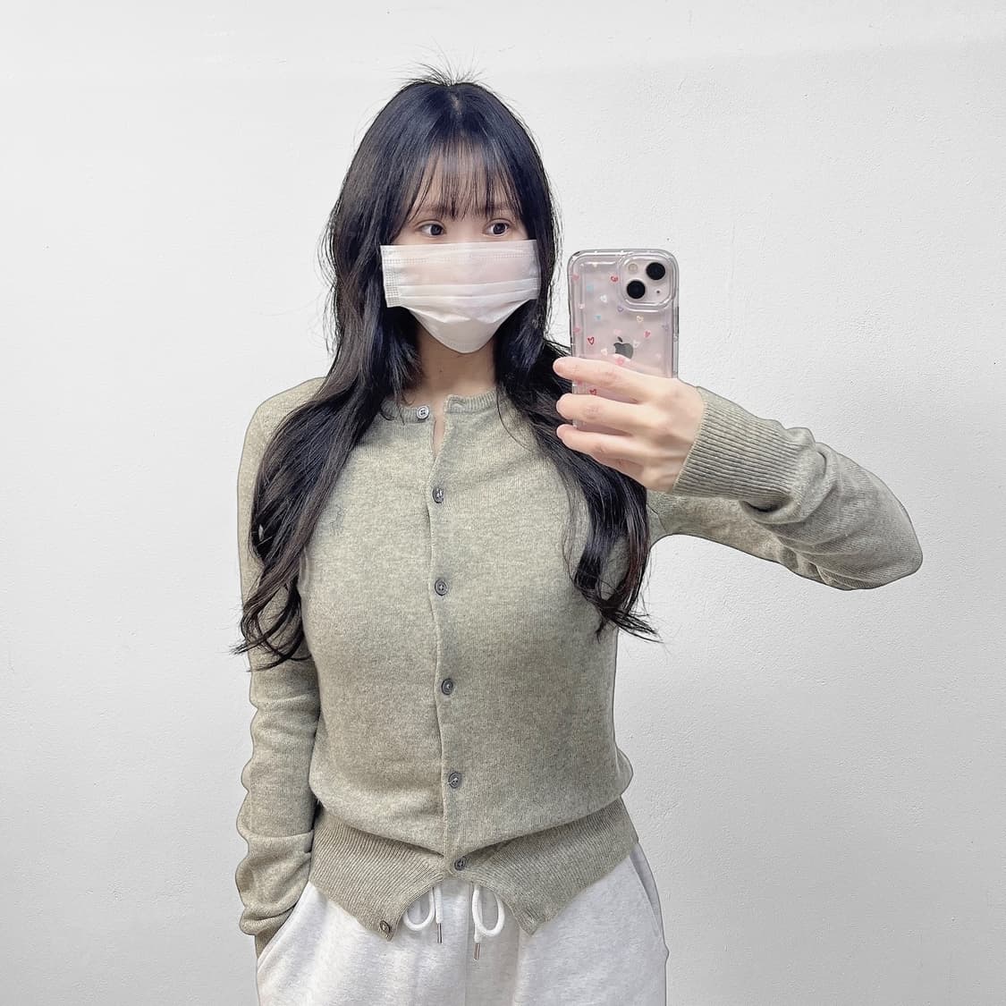 폴로 랄프로렌 포니 로고 캐시미어 라운드 가디건 상품이미지1