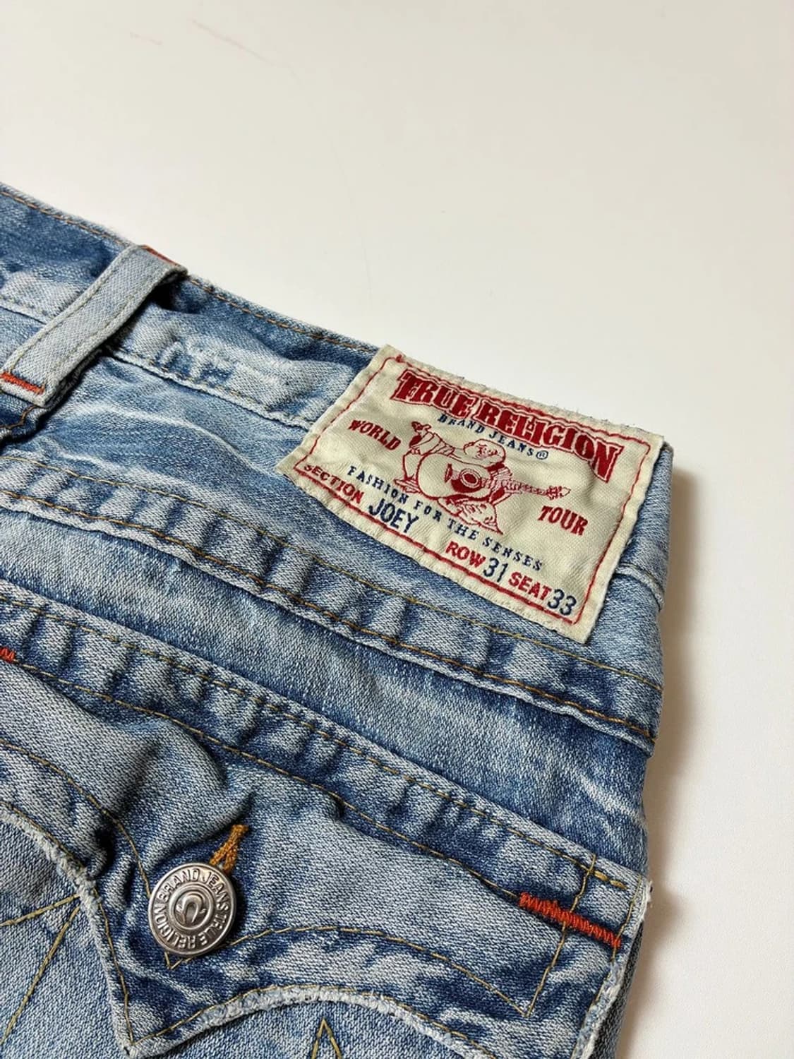 트루릴리젼 00s y2k USA 세미 부츠컷 데님 팬츠 PN8233 상품이미지6