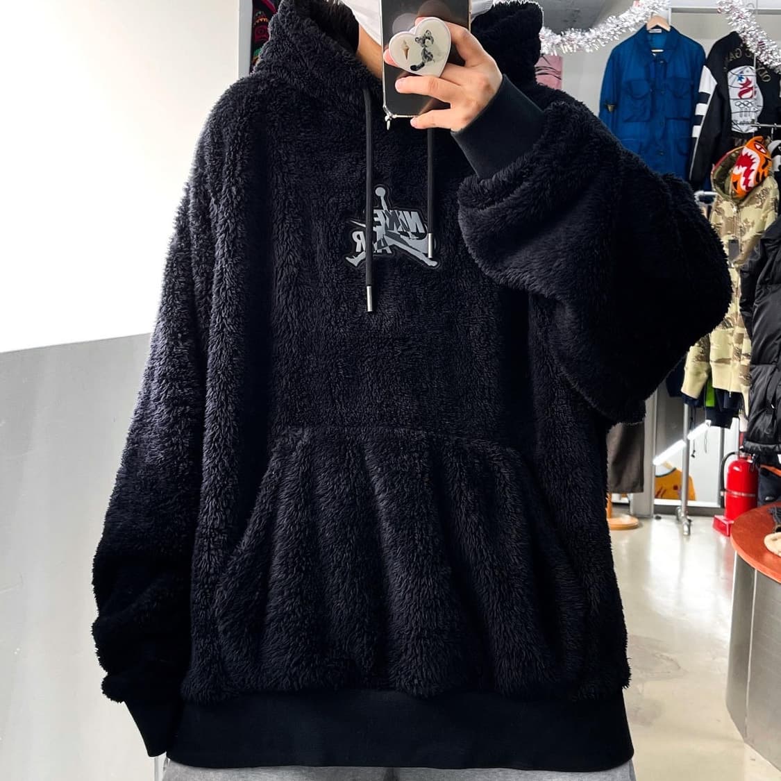 나이키 조던 점프맨 빅스우시 쉐르파 플리스 후드티 상품이미지1