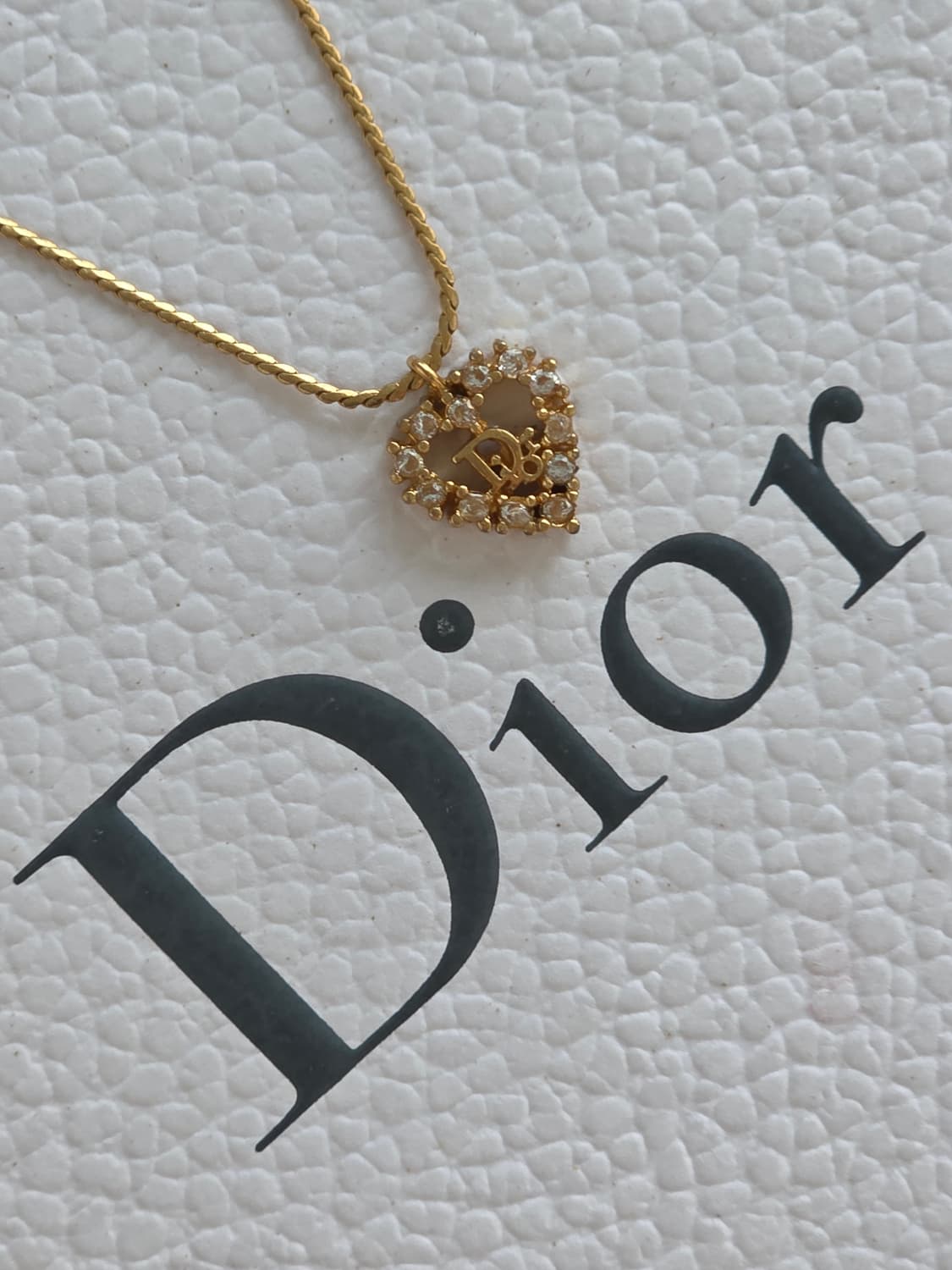 디올 하트 큐빅 dior 로고 금장 팔찌 상품이미지3