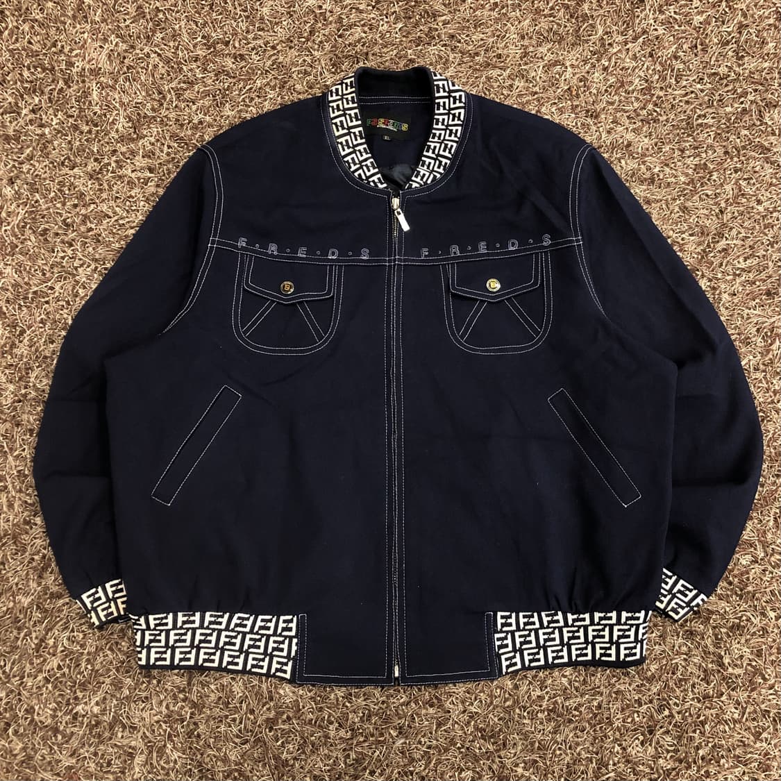 PS SPORTS 빈티지 블루종 자켓 상품이미지1