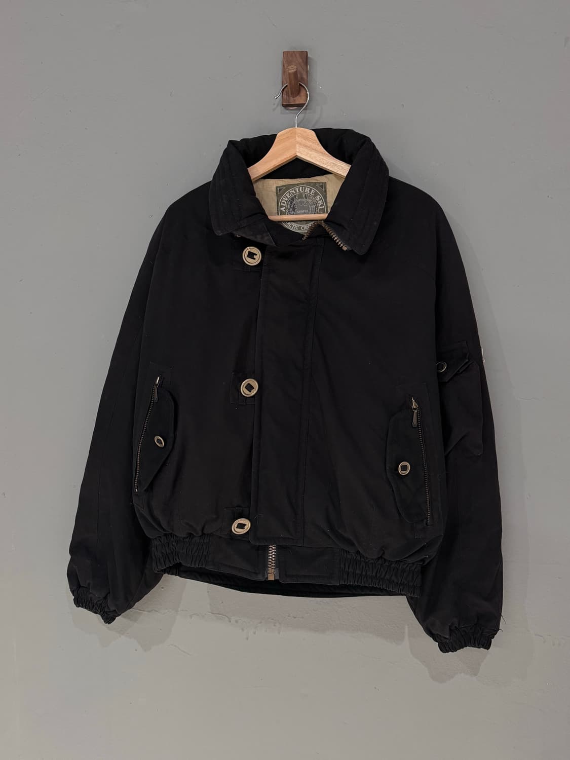 90s Phenix 피닉스 버튼업 봄버 구스다운 자켓 상품이미지3