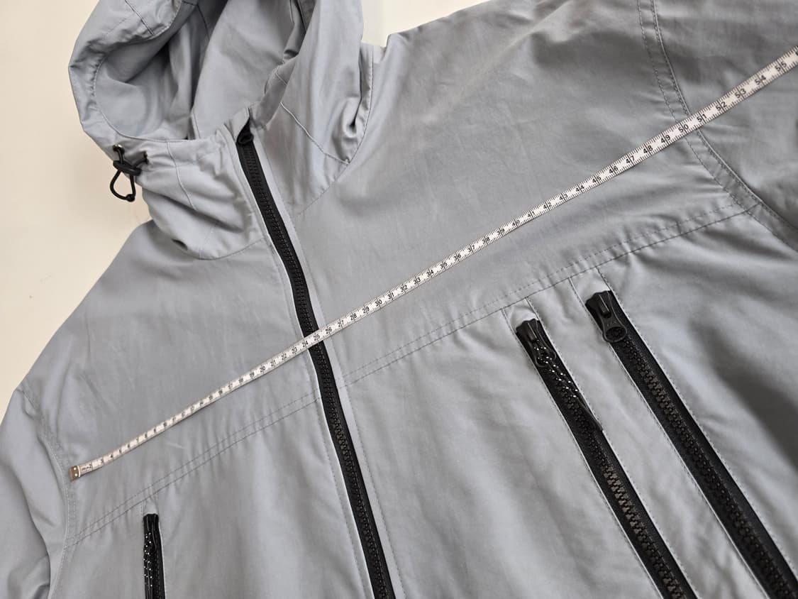 ESPIONAGE 에스피오나지 마운틴 윈드 파카 스틸 블루 그레이 XL 상품이미지7