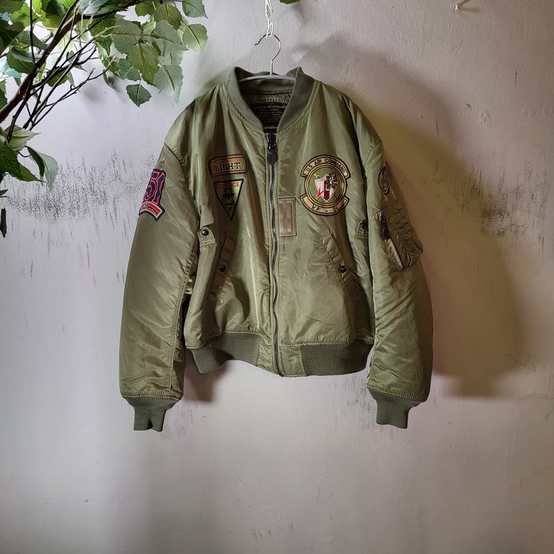 Us 에어포스 vf-24 항공 점퍼  (XL) 상품이미지4