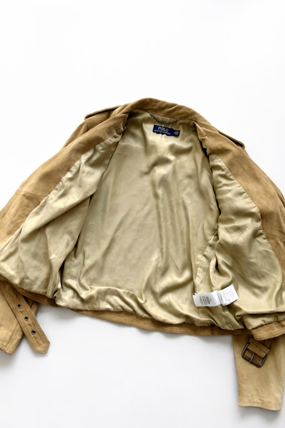 폴로 랄프로렌 우먼즈 스웨이드 라이더 자켓 8 상품이미지9