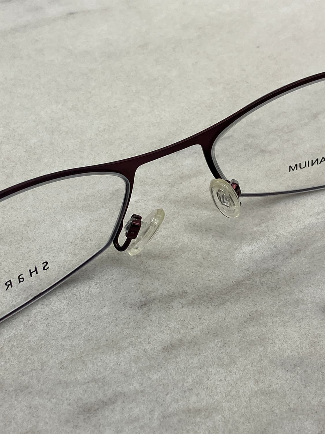 사라쿠 SHARAKU 엔틱 레드 스퀴벌 메탈테 안경 상품이미지4