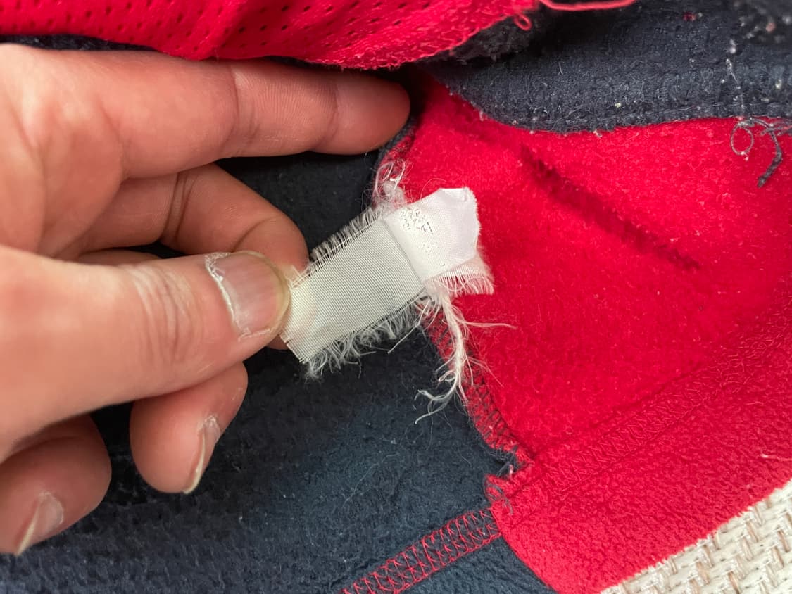 00s 올드갭 배색 플리스 하프집업 상품이미지6