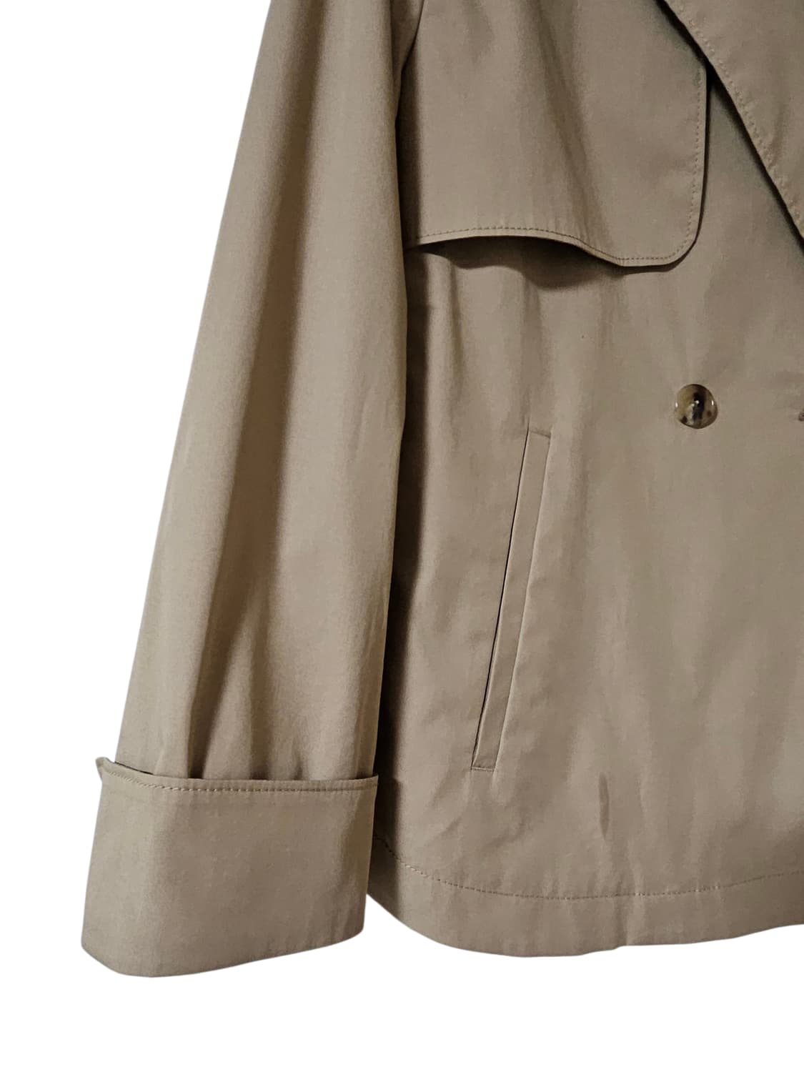 새상품 | 헤지스 여성 카멜베이지 숏 트렌치 55~66 | 간절기 아우터 상품이미지6