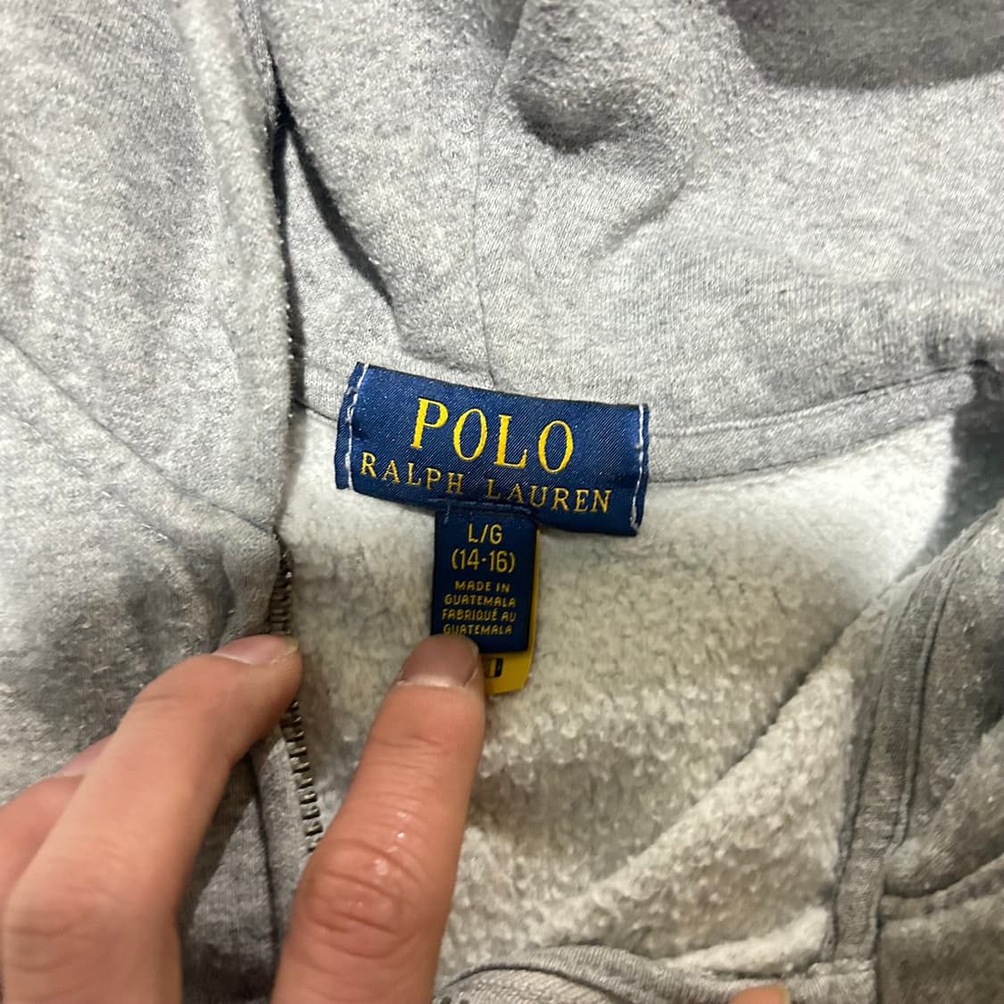 폴로 랄프로렌(POLO RalphLauren) 그레이 후드집업 상품이미지5