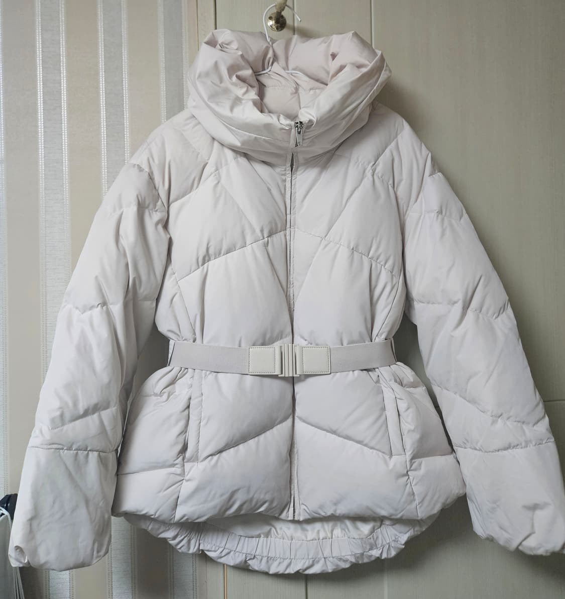 ZOOC 주크 하이넥 벨티드 덕다운 패딩 상품이미지5