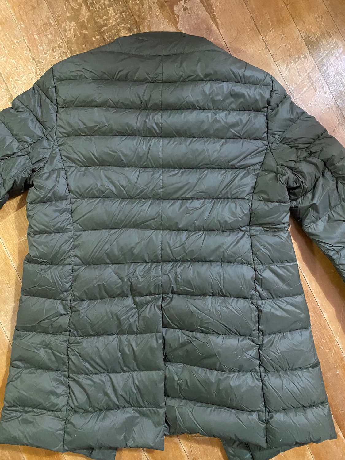 빈폴 중경량 다운 패딩 코트 카키 100 상품이미지5