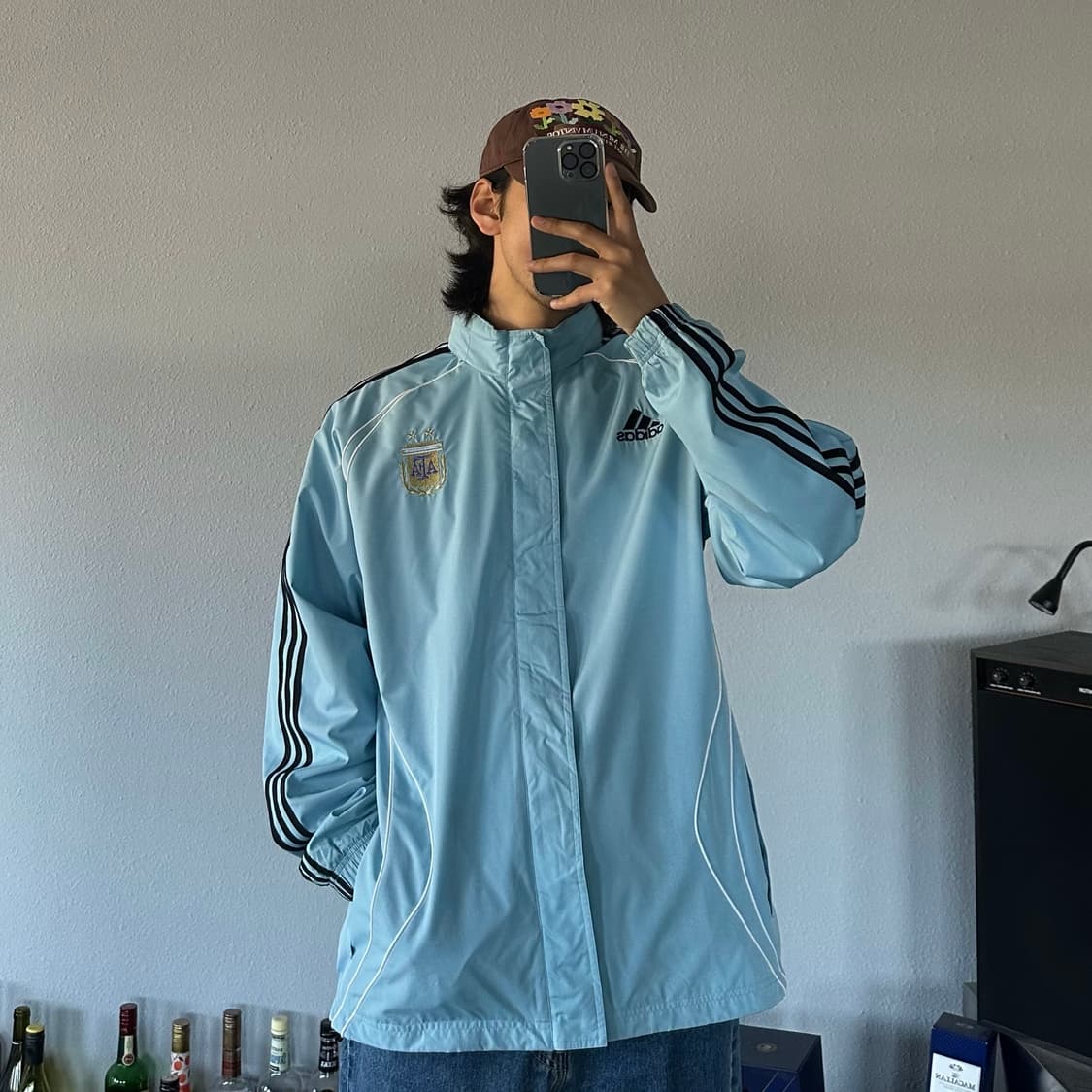 [L]아디다스 아르헨티나 국가대표 트레이닝 바람막이 상품이미지1