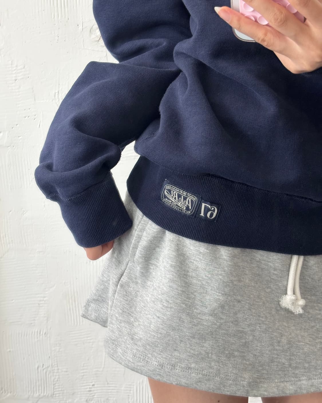 Polo 폴로 랄프로렌 QR신형 네이비컬러 POLO 아치로고 맨투맨 상품이미지3