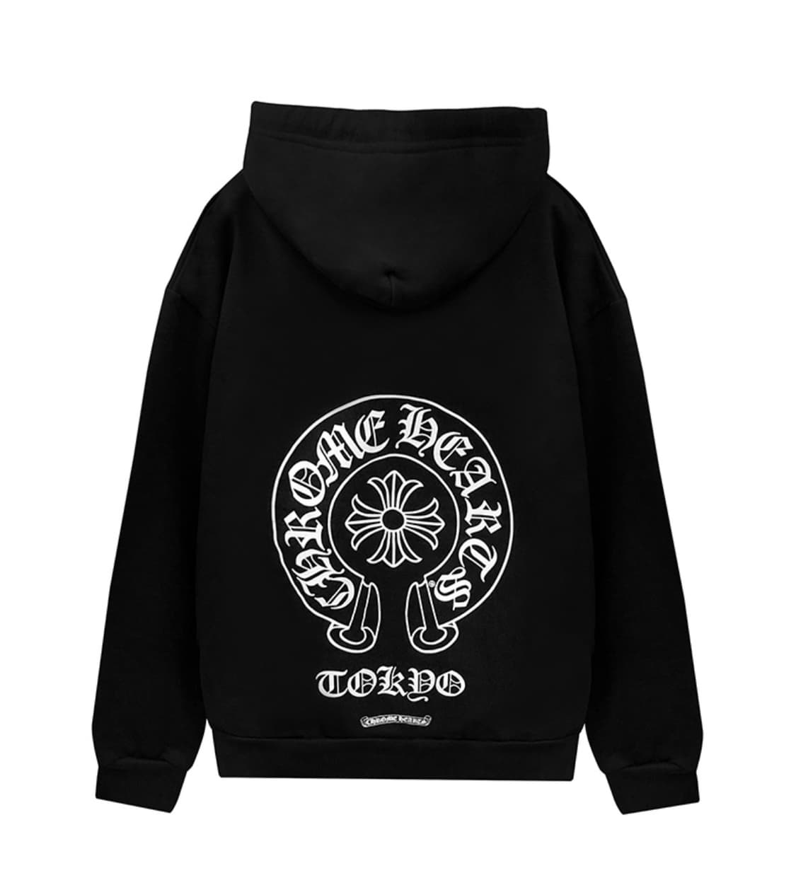 [L]크롬하츠 홀스슈 후드 도쿄 블랙 상품이미지1