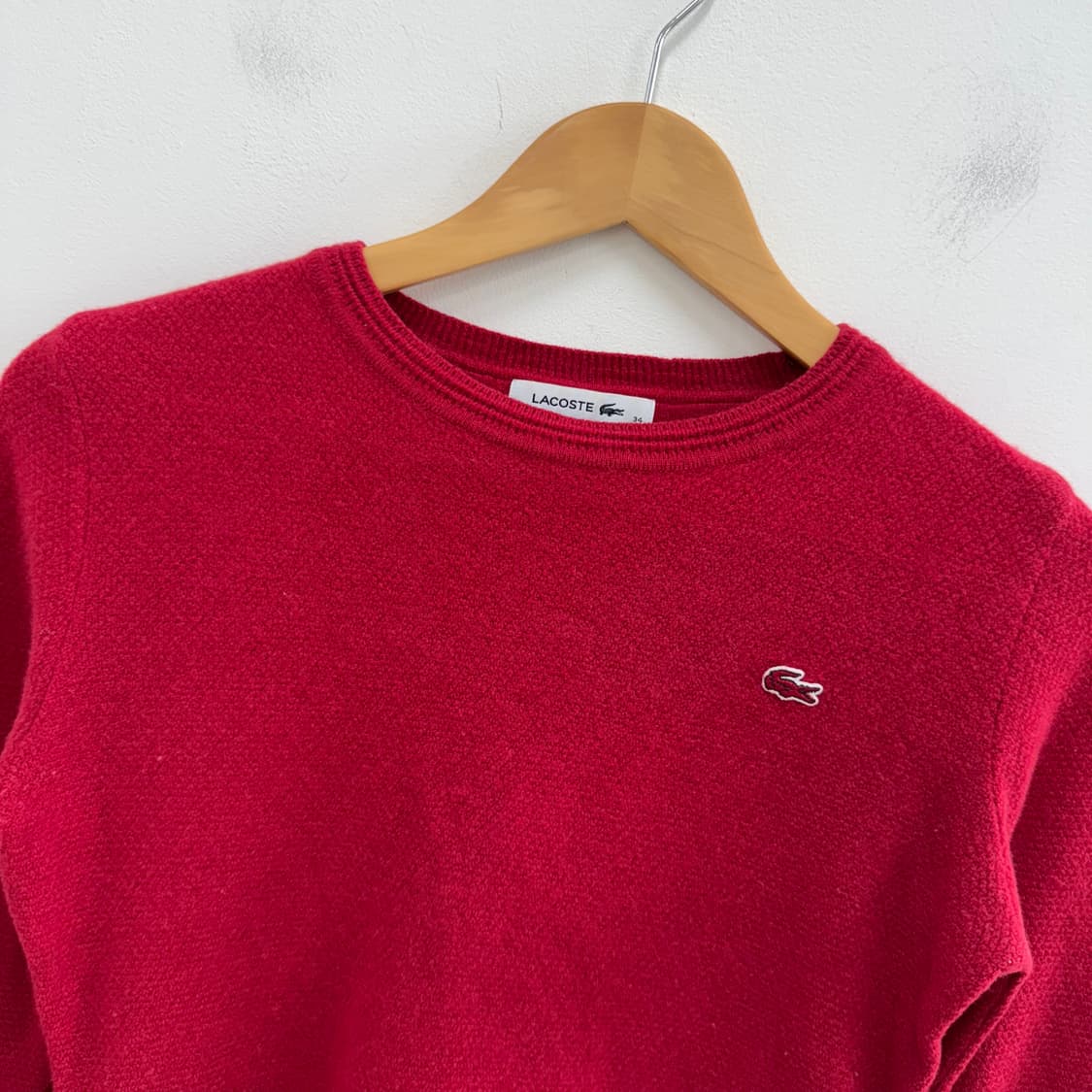 [34] 라코스테 여성 라운드 울 니트 3678 상품이미지3