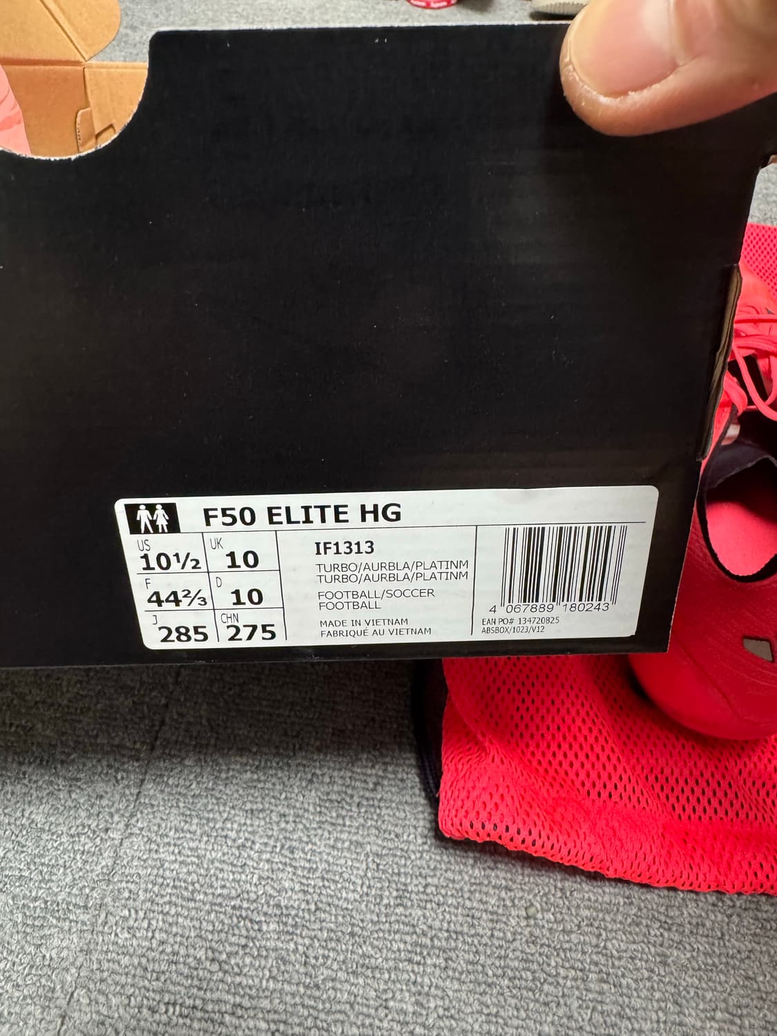 (285)아디다스 F50 엘리트 HG 판매합니다 상품이미지7