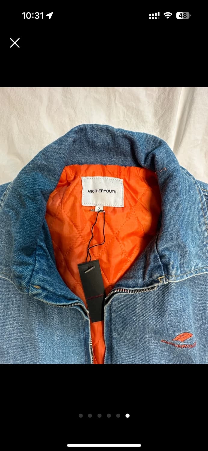 어나더유스 데님 봄버 2사이즈 디젤 상품이미지6