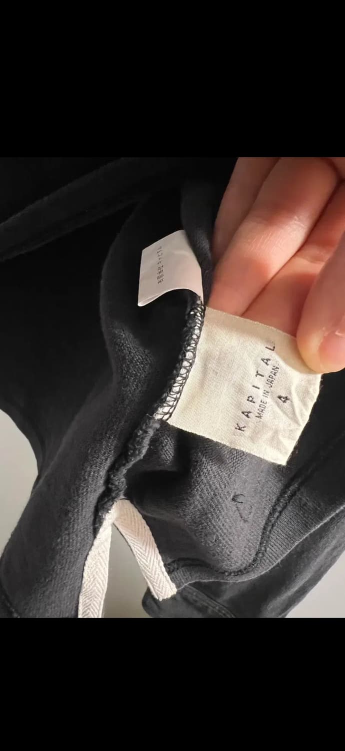 캐피탈 16 패널 스트라이프 저지 빅 럭비 셔츠 블랙 상품이미지5