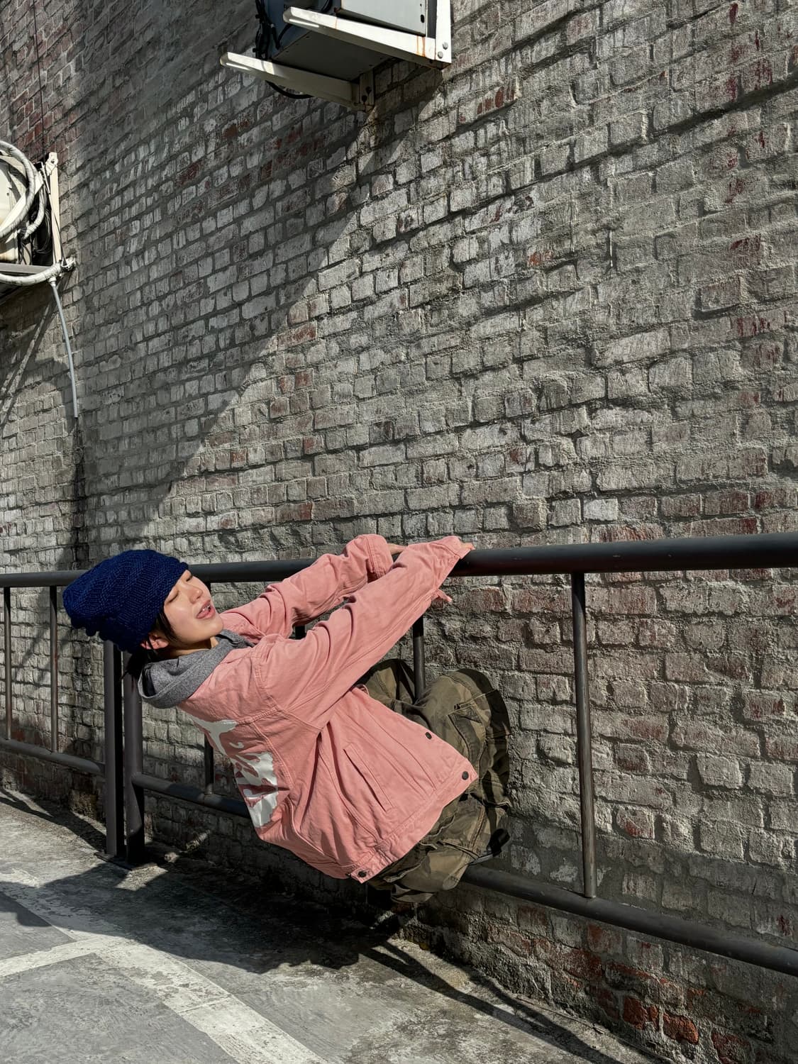 오베이 백프린팅 트러커 재킷 상품이미지4