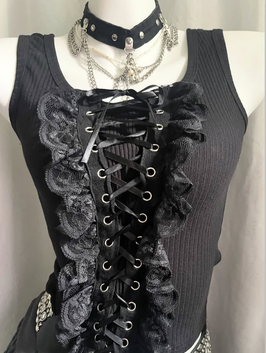 Punk sleeveless 상품이미지2